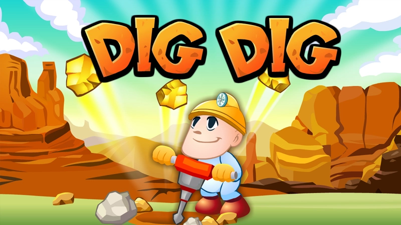 Play Dig Dig Game Online 🕹️ | Website Friend